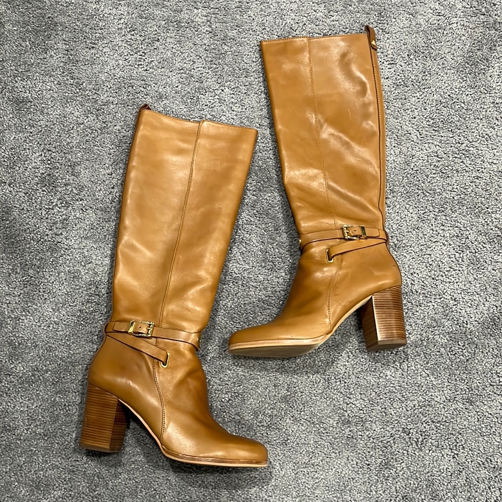 Michael Michael Kors leather knee high boots